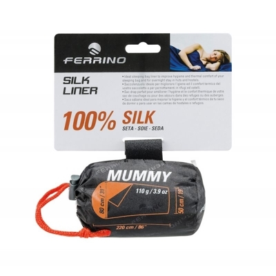Ferrino - Silk Liner Mummy - Drap de sac de couchage