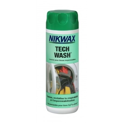Nikwax - Tech Wash 300 ml - Lessive pour tissus imperméables