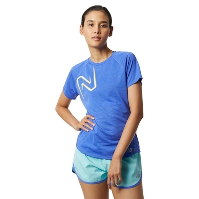 New Balance - Impact Run Graphic SS - T-shirt femme