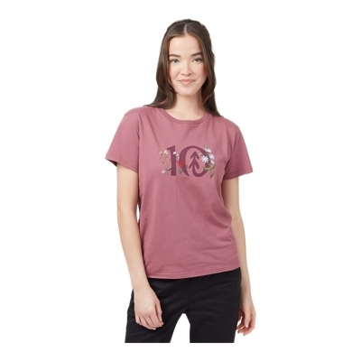 Tentree - Floral Logo - T-shirt femme
