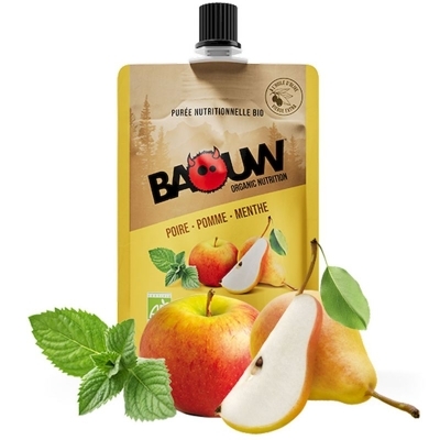 Baouw - Poire-Pomme-Menthe - Gel énergétique
