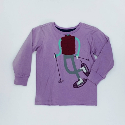 Patagonia - Baby L/S Graphic Organic T-Shirt - Seconde main Sous-vêtement technique enfant - Violet - 2T