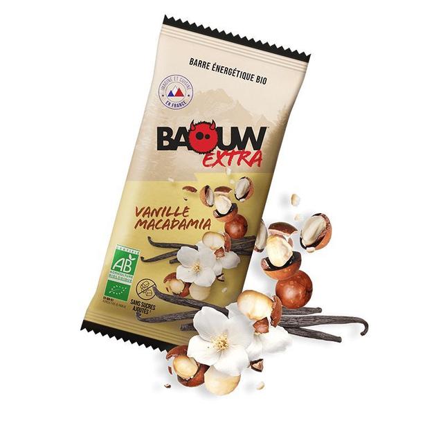 Baouw - Vanille-Macadamia - Barre énergétique