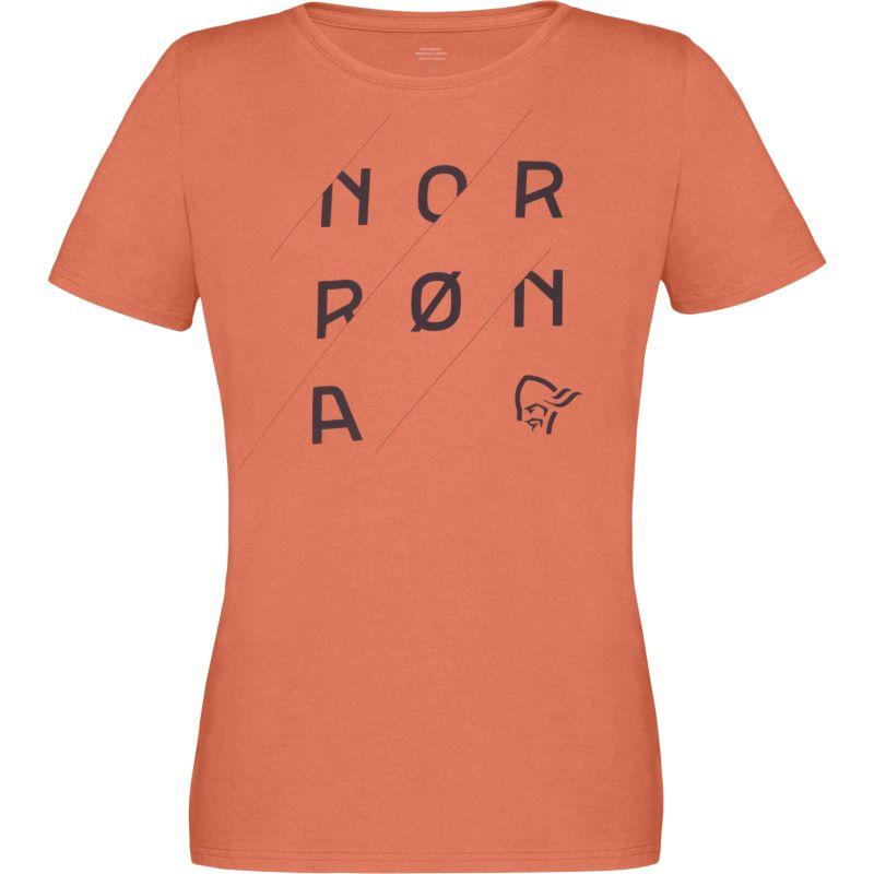 Norrona - /29 Cotton Slant Logo - T-shirt femme
