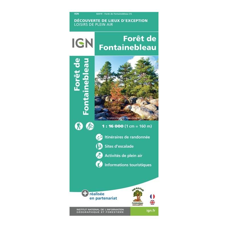 IGN - Forêt De Fontainebleau - Carte topographique
