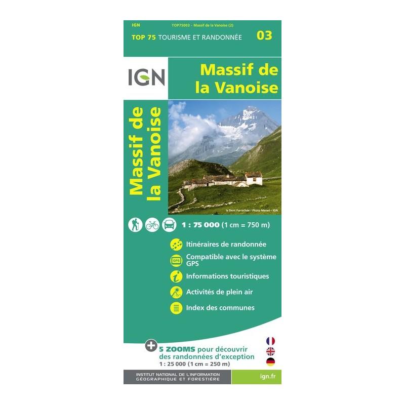 IGN - Massif De La Vanoise - Carte topographique