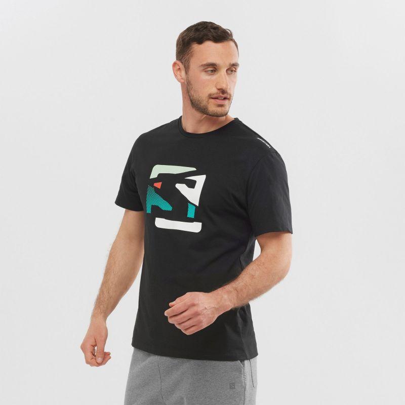 Salomon - Outlife Graphic Disrupted Logo SS Tee - T-shirt homme