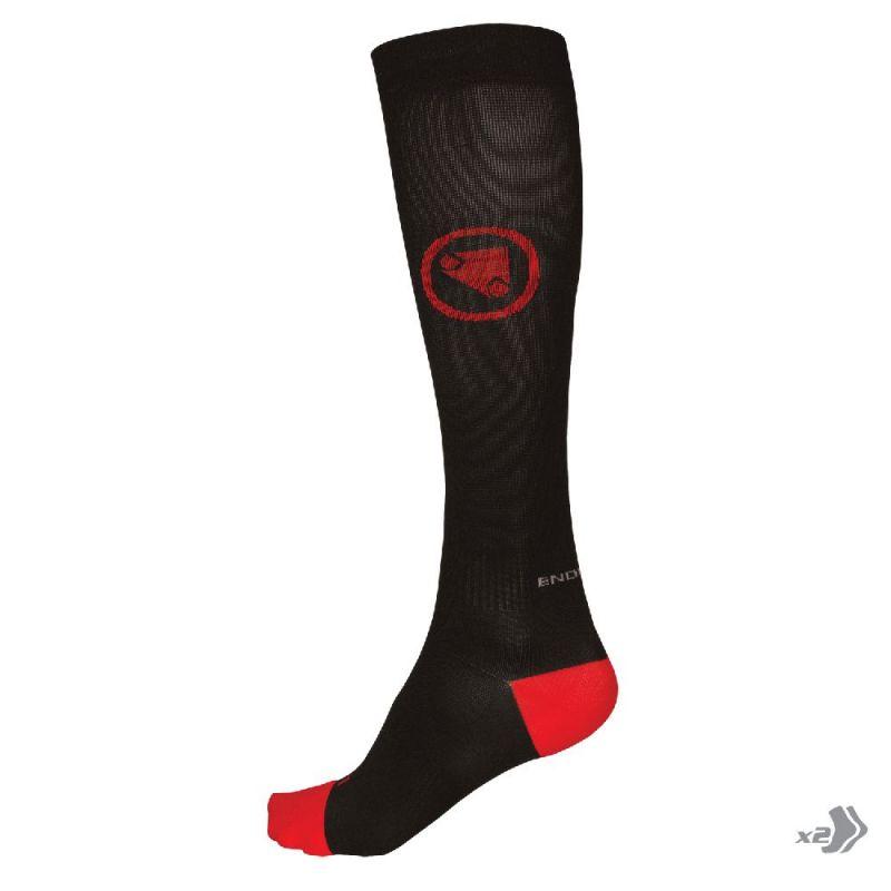 Endura - Compression Sock (Twin Pack) - Chaussettes de compression homme