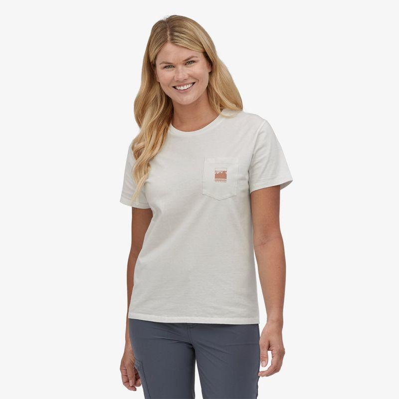 Patagonia - Alpine Icon Regenerative Organic Pilot Cotton Pocket - T-shirt femme