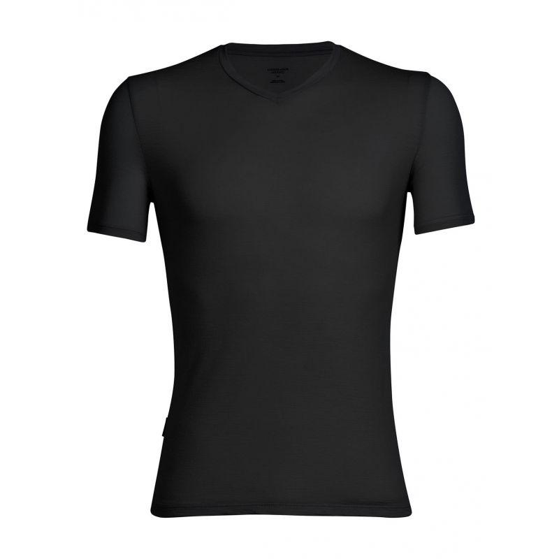 Icebreaker - Anatomica Short Sleeve col V en Mérinos - T-shirt en laine mérinos homme