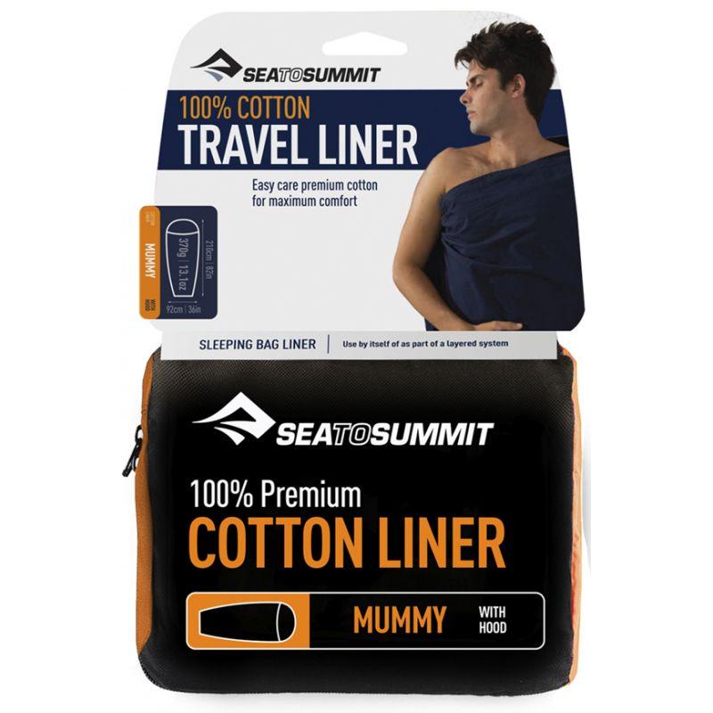 Sea To Summit - Coton Traveller Pillow Insert - Drap de sac de couchage