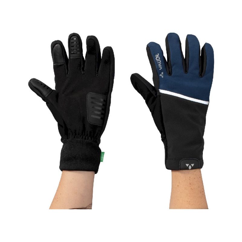 Guanti Ciclismo Estivi VAUDE Men's Advanced Gloves II – Senza Dita, Traspiranti, Imbottiti, Riciclati